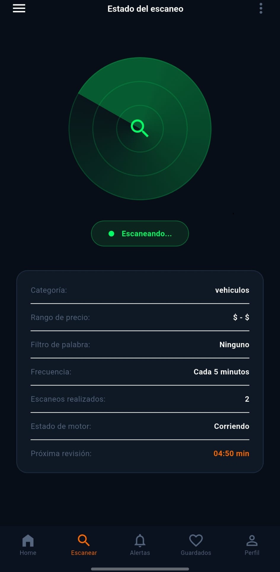 Radar Screen